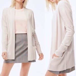 Aritzia Talula Lenox Angora Cashmere Open Cardigan Sweater